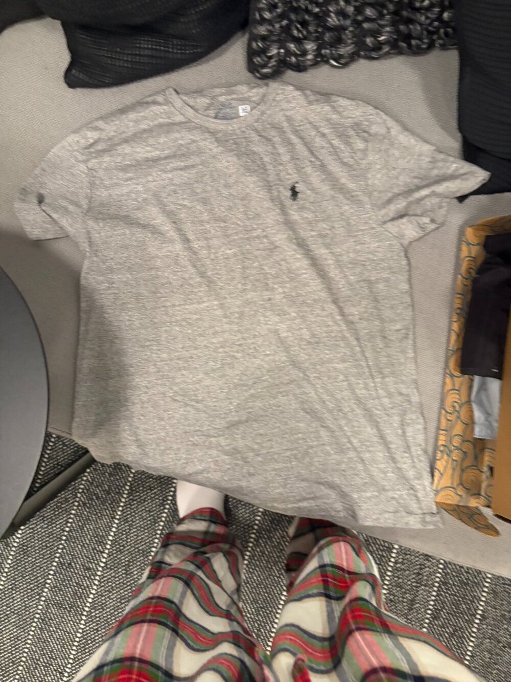 Grey Ralph Lauren shirt